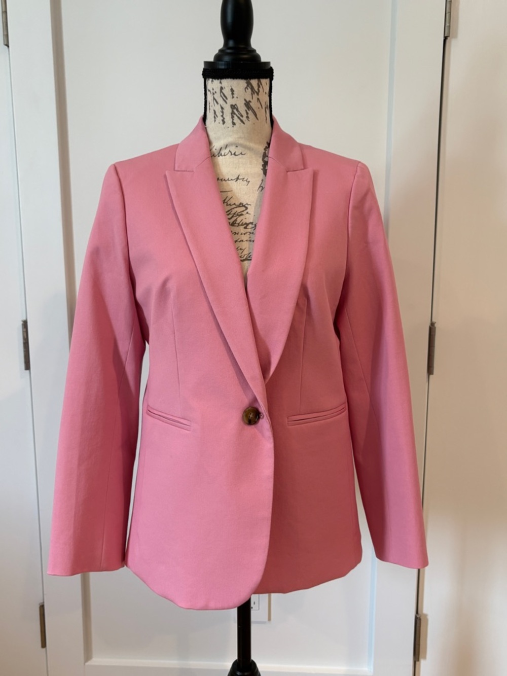 J Crew Women's Pink Single-Button stretch Blazer. 12P